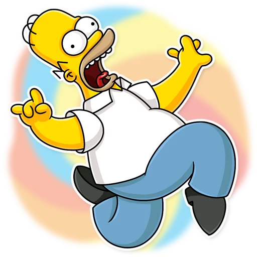 Homer Simpson Telegram Sticker #6 - Homer Simpson #6
