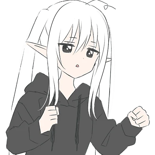 Hoodie Elf Telegram Sticker #17 - Hoodie Elf #17