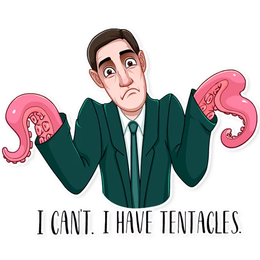 H. P. Lovecraft Telegram Sticker #16 - H. P. Lovecraft #16