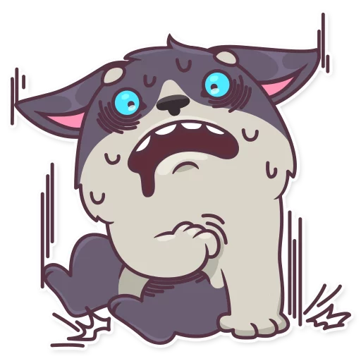 Hank The Husky Telegram Sticker #8 - Hank The Husky #8