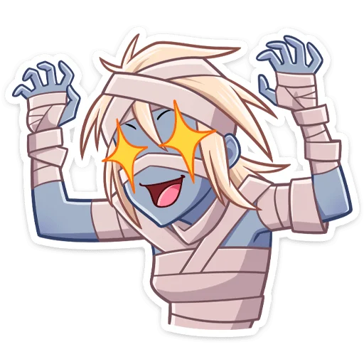 Mummy Girl Izis Telegram Sticker #14 - Mummy Girl Izis #14