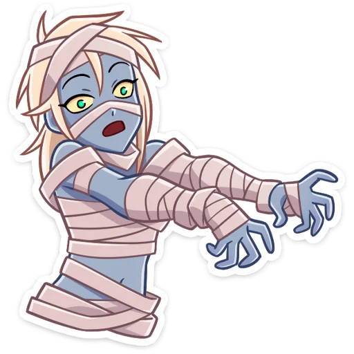 Mummy Girl Izis Telegram Sticker #18 - Mummy Girl Izis #18