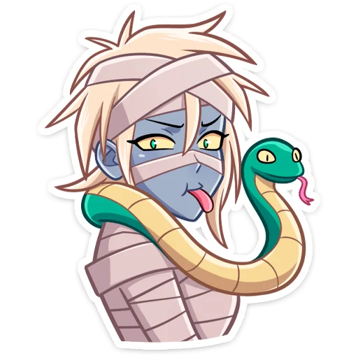 Mummy Girl Izis Telegram Sticker #21 - Mummy Girl Izis #21