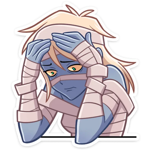 Mummy Girl Izis Telegram Sticker #25 - Mummy Girl Izis #25
