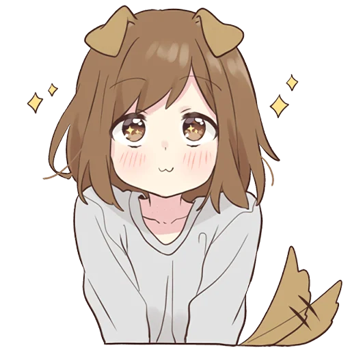 Dog Girl Stickers Telegram Sticker #4 - Dog Girl Stickers #4