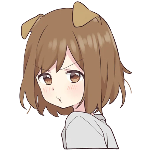 Dog Girl Stickers Telegram Sticker #9 - Dog Girl Stickers #9