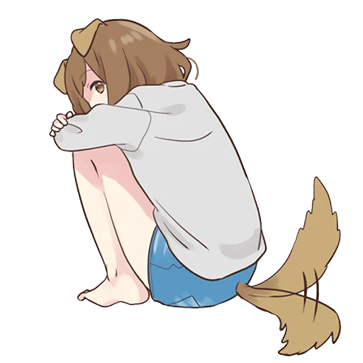 Dog Girl Stickers Telegram Sticker #15 - Dog Girl Stickers #15
