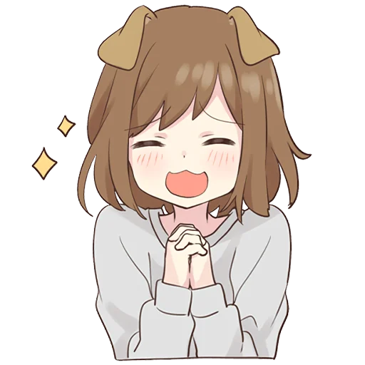 Dog Girl Stickers Telegram Sticker #20 - Dog Girl Stickers #20