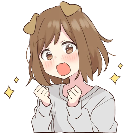 Dog Girl Stickers Telegram Sticker #25 - Dog Girl Stickers #25