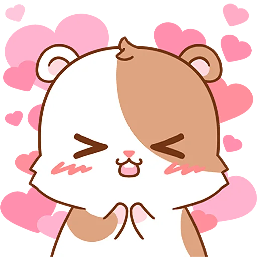 Hamster's Routine Stickers Telegram Sticker #1 - Hamster's Routine Stickers #1