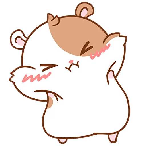 Hamster's Routine Stickers Telegram Sticker #5 - Hamster's Routine Stickers #5
