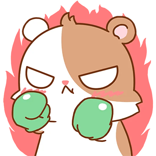 Hamster's Routine Stickers Telegram Sticker #6 - Hamster's Routine Stickers #6