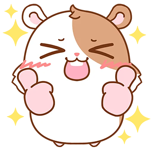 Hamster's Routine Stickers Telegram Sticker #9 - Hamster's Routine Stickers #9
