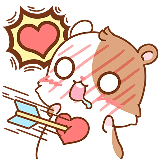 Hamster's Routine Stickers Telegram Sticker #10 - Hamster's Routine Stickers #10