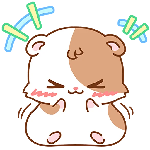 Hamster's Routine Stickers Telegram Sticker #12 - Hamster's Routine Stickers #12