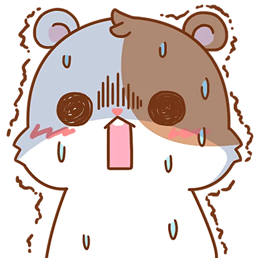 Hamster's Routine Stickers Telegram Sticker #16 - Hamster's Routine Stickers #16