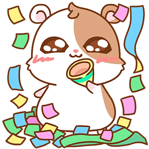 Hamster's Routine Stickers Telegram Sticker #17 - Hamster's Routine Stickers #17