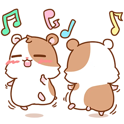 Hamster's Routine Stickers Telegram Sticker #20 - Hamster's Routine Stickers #20