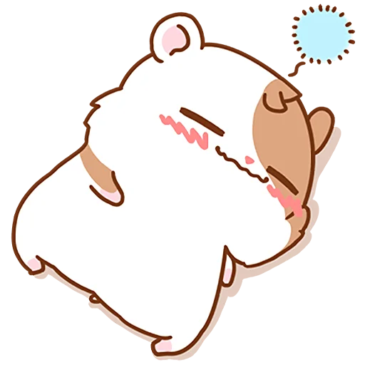 Hamster's Routine Stickers Telegram Sticker #21 - Hamster's Routine Stickers #21