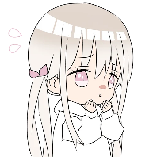 Hoodiegirl (white) Stickers Telegram Sticker #8 - Hoodiegirl (white) Stickers #8