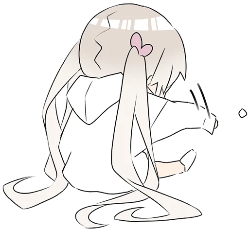 Hoodiegirl (white) Pt.2 Stickers Telegram Sticker #16 - Hoodiegirl (white) Pt.2 Stickers #16