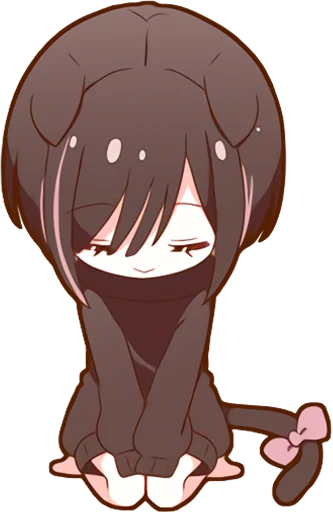 Kuroneko Chan Stickers Telegram Sticker #6 - Kuroneko Chan Stickers #6