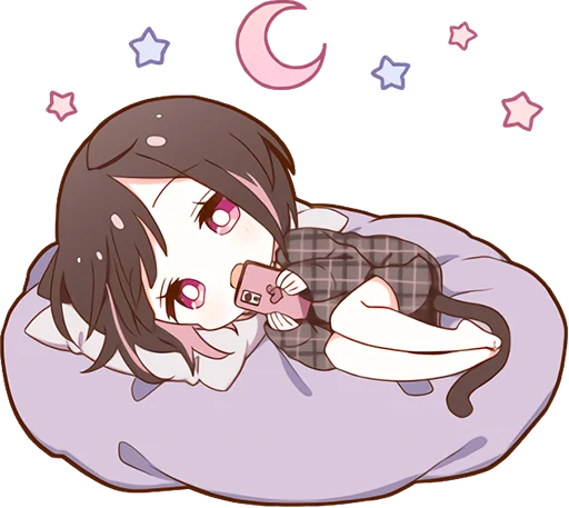 Kuroneko Chan Stickers Telegram Sticker #8 - Kuroneko Chan Stickers #8