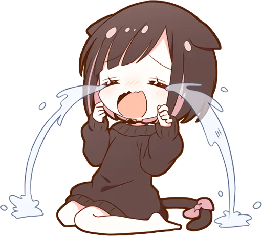 Kuroneko Chan Stickers Telegram Sticker #25 - Kuroneko Chan Stickers #25