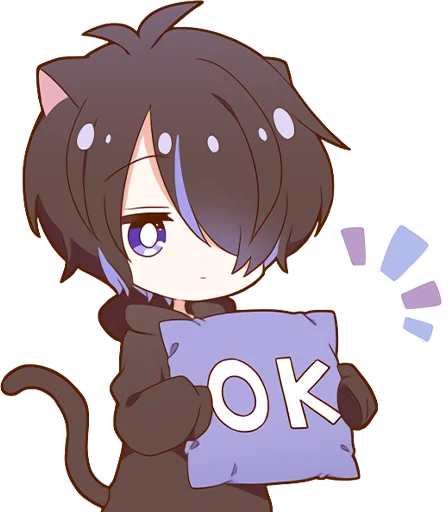 Kuroneko Kun Stickers Telegram Sticker #4 - Kuroneko Kun Stickers #4