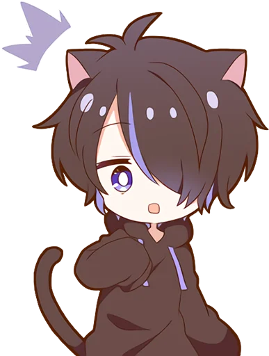 Kuroneko Kun Stickers Telegram Sticker #19 - Kuroneko Kun Stickers #19