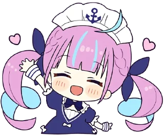 Minato Aqua Stickers