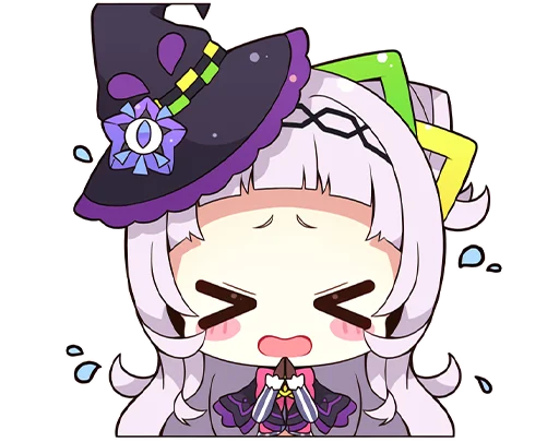 Murasaki Shion Stickers Telegram Sticker #3 - Murasaki Shion Stickers #3