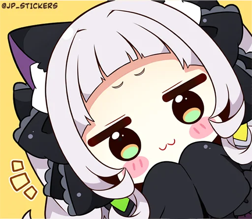 Murasaki Shion Stickers Telegram Sticker #23 - Murasaki Shion Stickers #23