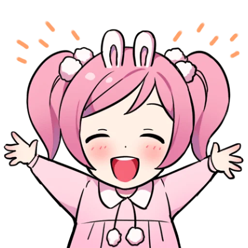 Tokki No Totochan Stickers Telegram Sticker #2 - Tokki No Totochan Stickers #2