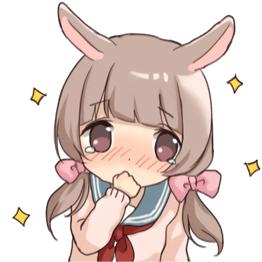 Usagikei Kanojo Pt.1 Stickers Telegram Sticker #25 - Usagikei Kanojo Pt.1 Stickers #25