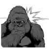 Just Gorilla2 Emoji Telegram Sticker #20 - Just Gorilla2 Emoji #20