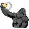 Just Gorilla2 Emoji Telegram Sticker #23 - Just Gorilla2 Emoji #23