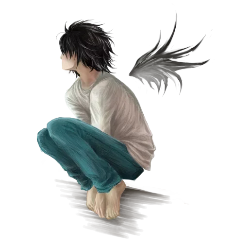 Death Note Light And Ryuk Telegram Sticker #1 - Death Note Light And Ryuk #1