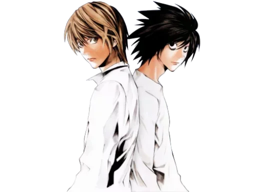 Death Note Light And Ryuk Telegram Sticker #8 - Death Note Light And Ryuk #8