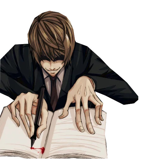 Death Note Light And Ryuk Telegram Sticker #11 - Death Note Light And Ryuk #11