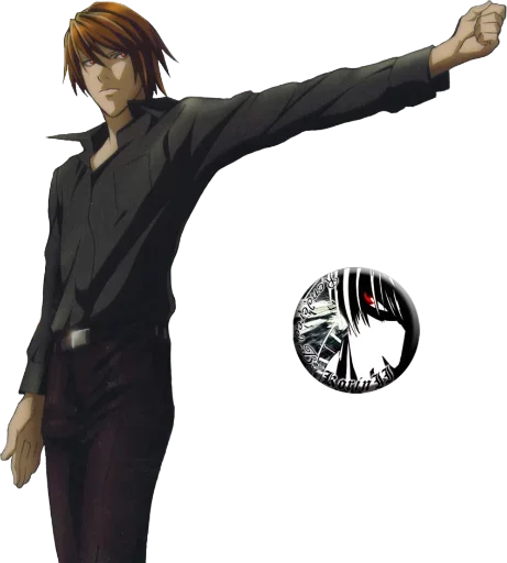 Death Note Light And Ryuk Telegram Sticker #17 - Death Note Light And Ryuk #17