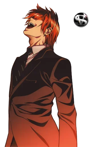 Death Note Light And Ryuk Telegram Sticker #19 - Death Note Light And Ryuk #19