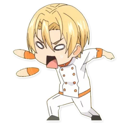 Food Wars Shokugeki No Soma Telegram Sticker #5 - Food Wars Shokugeki No Soma #5