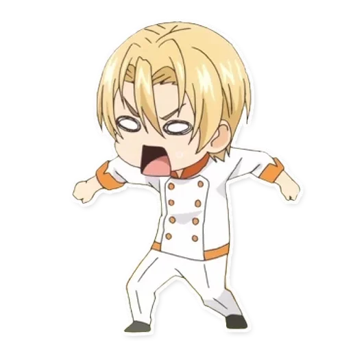 Food Wars Shokugeki No Soma Telegram Sticker #6 - Food Wars Shokugeki No Soma #6