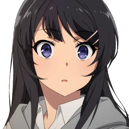 Bunny Girl Senpai Mai Sakurajima Telegram Sticker #24 - Bunny Girl Senpai Mai Sakurajima #24