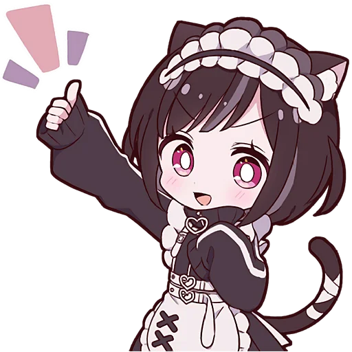 Kuroneko Telegram Sticker #5 - Kuroneko #5