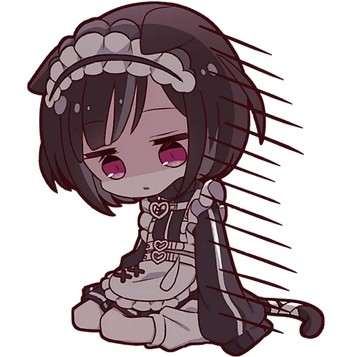 Kuroneko Telegram Sticker #16 - Kuroneko #16