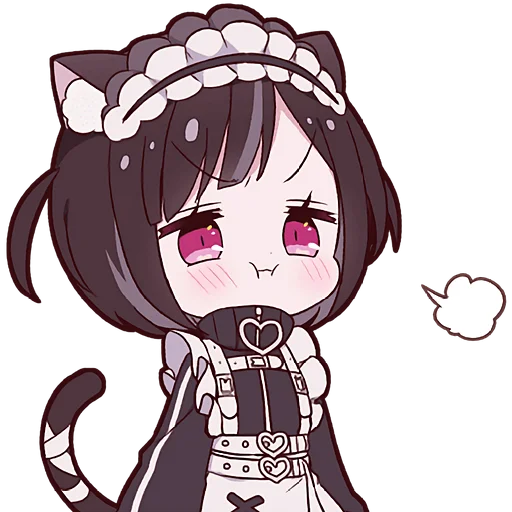 Kuroneko Telegram Sticker #20 - Kuroneko #20