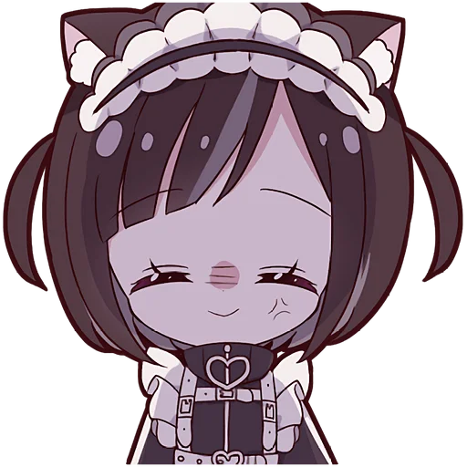 Kuroneko Telegram Sticker #21 - Kuroneko #21
