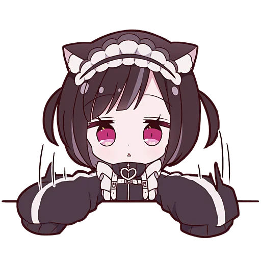 Kuroneko Telegram Sticker #23 - Kuroneko #23